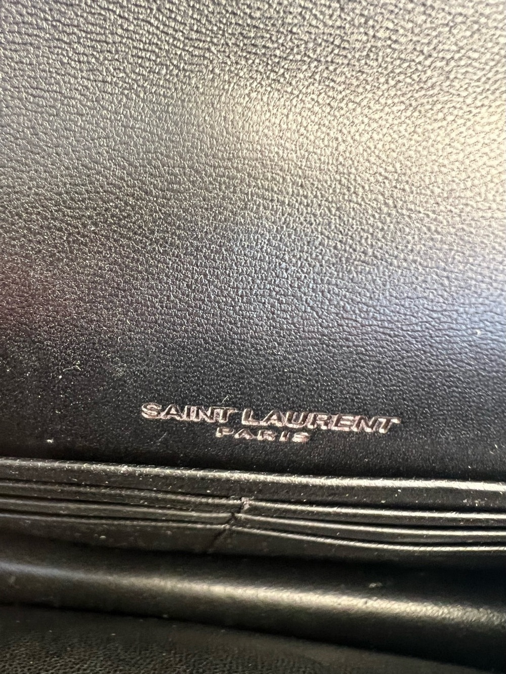 Rare San Laurent Embroidered Suede Tassel Wallet On Chain Bag YSL - Picture 5 of 6